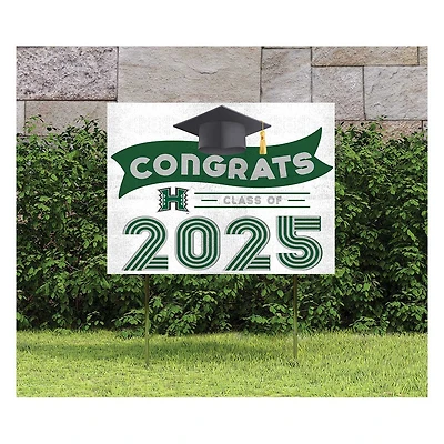 Hawaii Rainbow Warriors Class of 2025 18" x 24" Yard Sign with Stakes