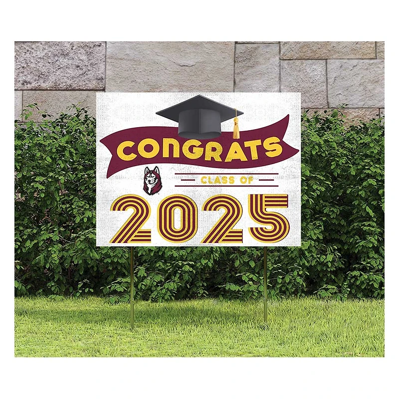 Bloomsburg Huskies Class of 2025 18" x 24" Yard Sign with Stakes