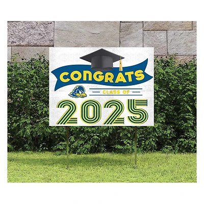 Delaware Fightin' Blue Hens Class of 2025 18" x 24" Yard Sign with Stakes