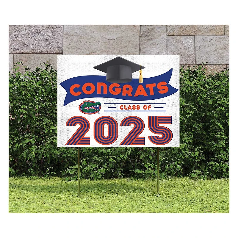 Florida Gators Class of 2025 18" x 24" Yard Sign with Stakes