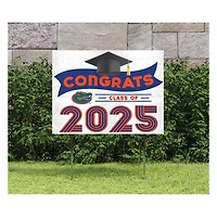 Florida Gators Class of 2025 18" x 24" Yard Sign with Stakes
