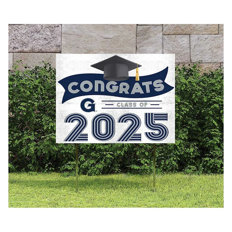 Georgetown Hoyas Class of 2025 18" x 24" Yard Sign with Stakes