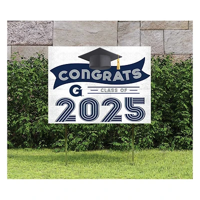 Georgetown Hoyas Class of 2025 18" x 24" Yard Sign with Stakes