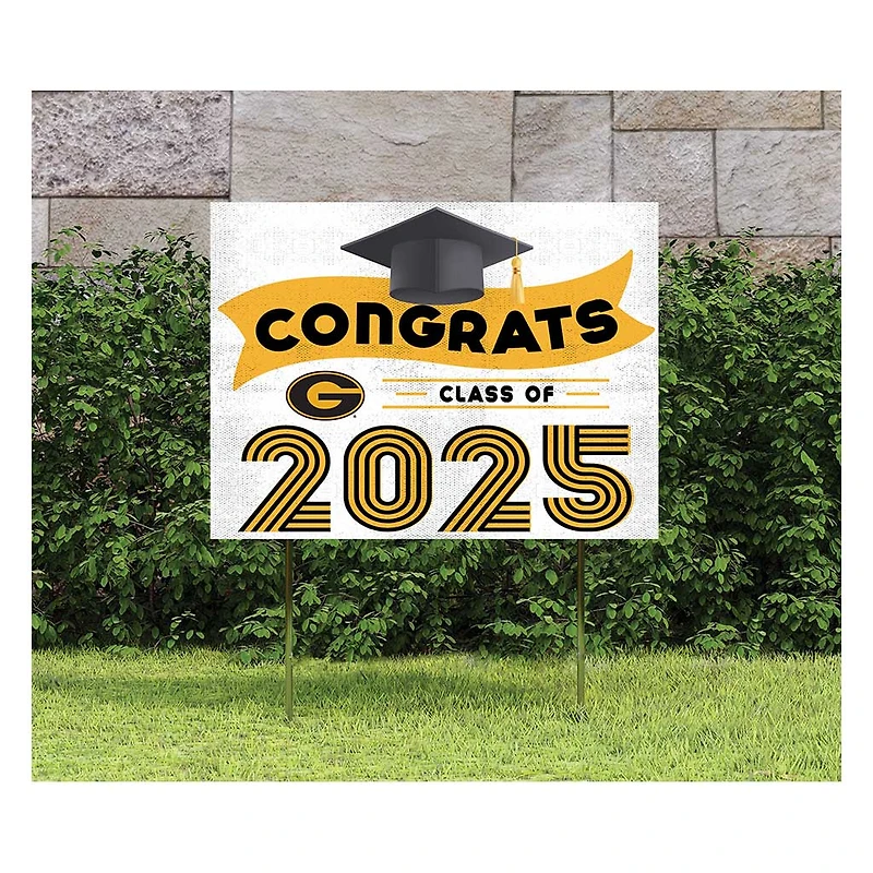 Grambling Tigers Class of 2025 18" x 24" Yard Sign with Stakes