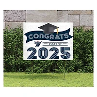 Howard Bison Class of 2025 18" x 24" Yard Sign with Stakes
