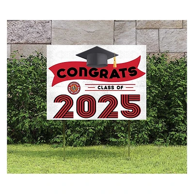 Louisiana Ragin' Cajuns Class of 2025 18" x 24" Yard Sign with Stakes