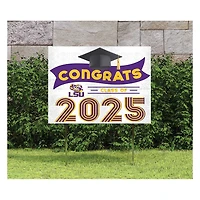 LSU Tigers Class of 2025 18" x 24" Yard Sign with Stakes