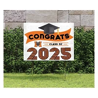 Mercer Bears Class of 2025 18" x 24" Yard Sign with Stakes