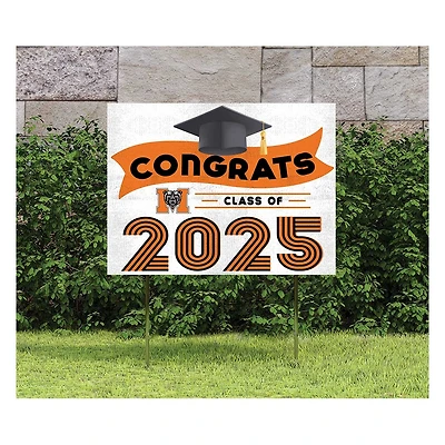 Mercer Bears Class of 2025 18" x 24" Yard Sign with Stakes