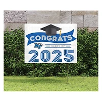 MTSU Blue Raiders Class of 2025 18" x 24" Yard Sign with Stakes