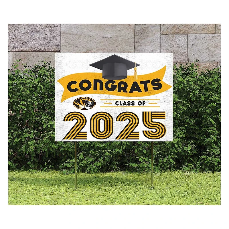 Missouri Tigers Class of 2025 18" x 24" Yard Sign with Stakes
