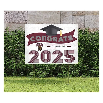 Montana Grizzlies Class of 2025 18" x 24" Yard Sign with Stakes