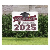 Montana Grizzlies Class of 2025 18" x 24" Yard Sign with Stakes