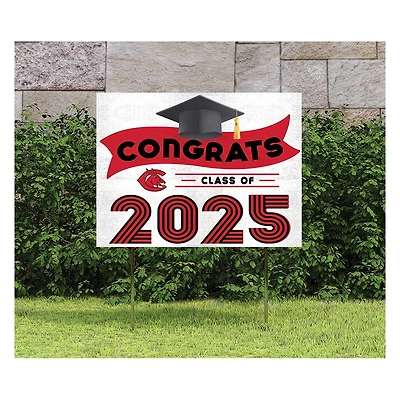 Central Missouri Mules Class of 2025 18" x 24" Yard Sign with Stakes