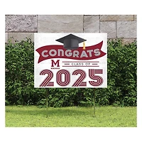 Morehouse Maroon Tigers Class of 2025 18" x 24" Yard Sign with Stakes