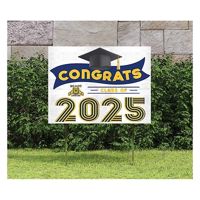 North Carolina A&T Aggies Class of 2025 18" x 24" Yard Sign with Stakes