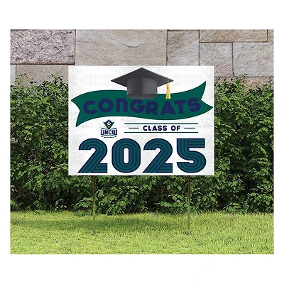 UNC Wilmington Seahawks Class of 2025 18" x 24" Yard Sign with Stakes