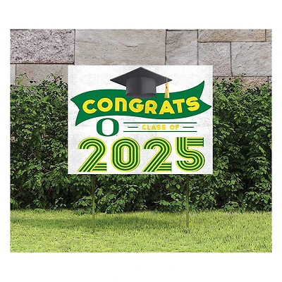 Oregon Ducks Class of 2025 18" x 24" Yard Sign with Stakes