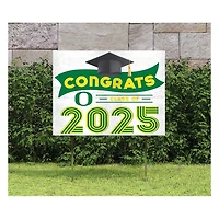 Oregon Ducks Class of 2025 18" x 24" Yard Sign with Stakes