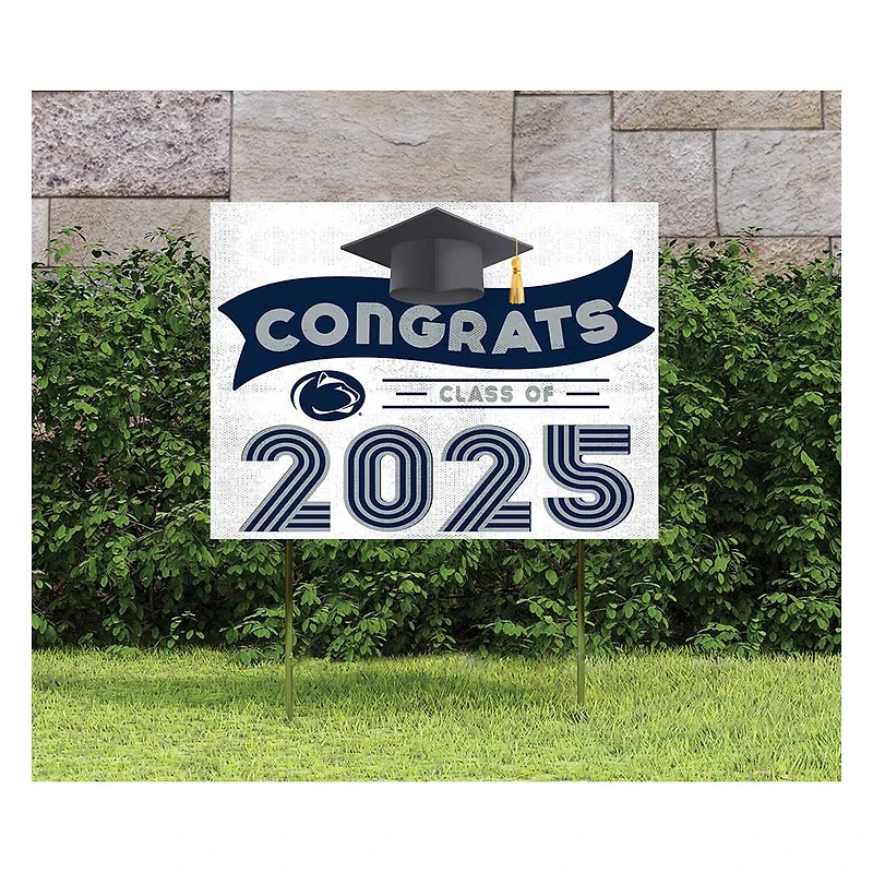 Penn State Nittany Lions Class of 2025 18" x 24" Yard Sign with Stakes