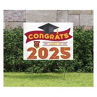 Tuskegee Golden Tigers Class of 2025 18" x 24" Yard Sign with Stakes