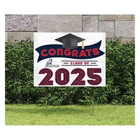 Samford Bulldogs Class of 2025 18" x 24" Yard Sign with Stakes