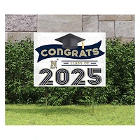 Navy Midshipmen Class of 2025 18" x 24" Yard Sign with Stakes
