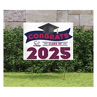South Alabama Jaguars Class of 2025 18" x 24" Yard Sign with Stakes