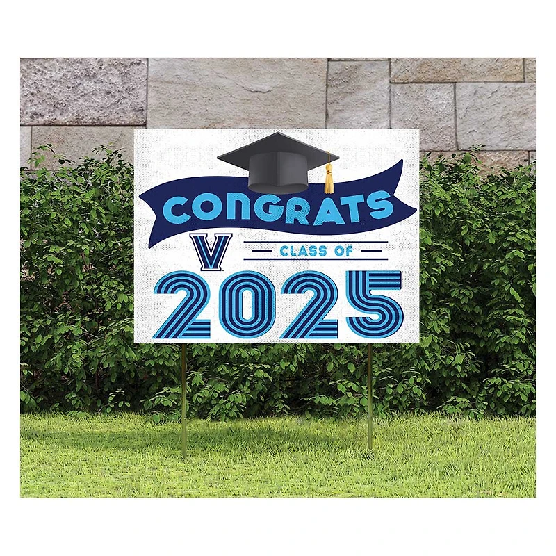 Villanova Wildcats Class of 2025 18" x 24" Yard Sign with Stakes