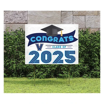 Villanova Wildcats Class of 2025 18" x 24" Yard Sign with Stakes