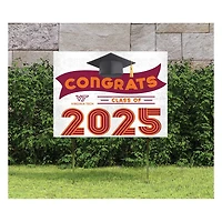 Virginia Tech Hokies Class of 2025 18" x 24" Yard Sign with Stakes