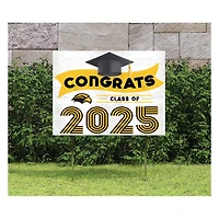 Southern Miss Golden Eagles Class of 2025 18" x 24" Yard Sign with Stakes