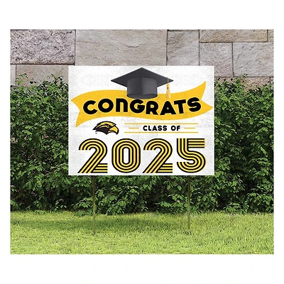 Southern Miss Golden Eagles Class of 2025 18" x 24" Yard Sign with Stakes