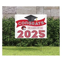 Winston-Salem State Rams Class of 2025 18" x 24" Yard Sign with Stakes