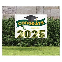 William & Mary Tribe Class of 2025 18" x 24" Yard Sign with Stakes