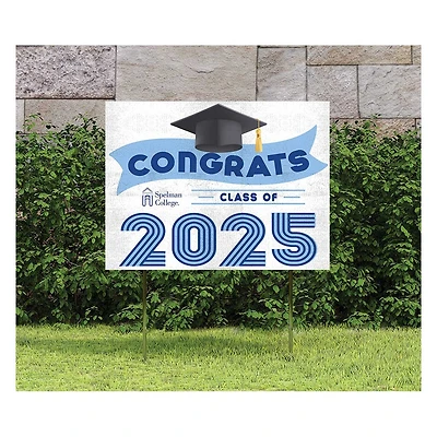 Spelman College Jaguars Class of 2025 18" x 24" Yard Sign with Stakes