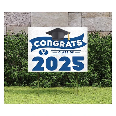 BYU Cougars Class of 2025 18" x 24" Yard Sign with Stakes