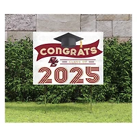 Boston College Eagles Class of 2025 18" x 24" Yard Sign with Stakes