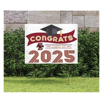 Boston College Eagles Class of 2025 18" x 24" Yard Sign with Stakes