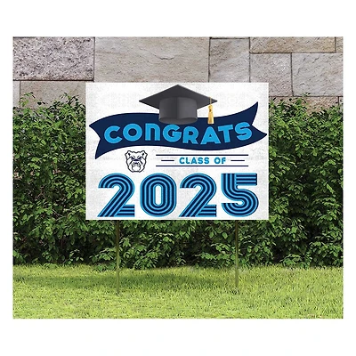 Butler Bulldogs Class of 2025 18" x 24" Yard Sign with Stakes