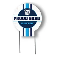 Butler Bulldogs Proud Grad 20" x 20" Circle Yard Sign with Stakes
