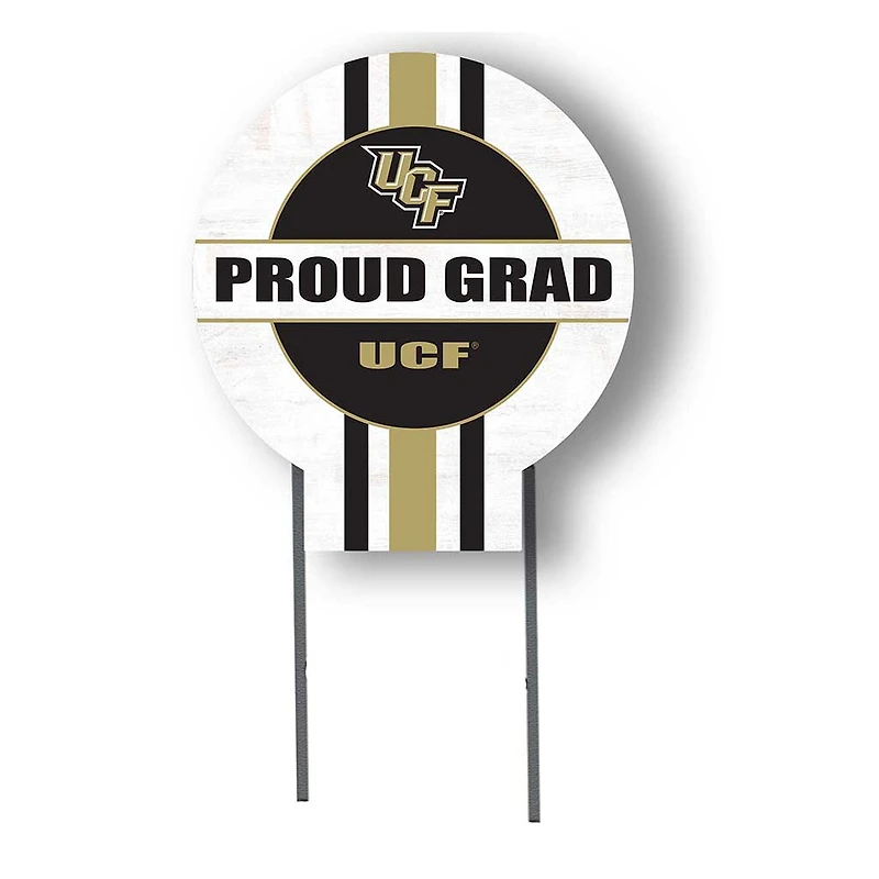 UCF Knights Proud Grad 20" x 20" Circle Yard Sign with Stakes
