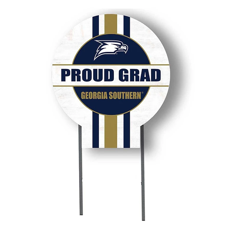 Georgia Southern Eagles Proud Grad 20" x 20" Circle Yard Sign with Stakes