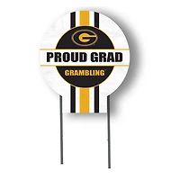 Grambling Tigers Proud Grad 20" x 20" Circle Yard Sign with Stakes