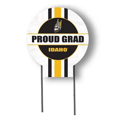Idaho Vandals Proud Grad 20" x 20" Circle Yard Sign with Stakes