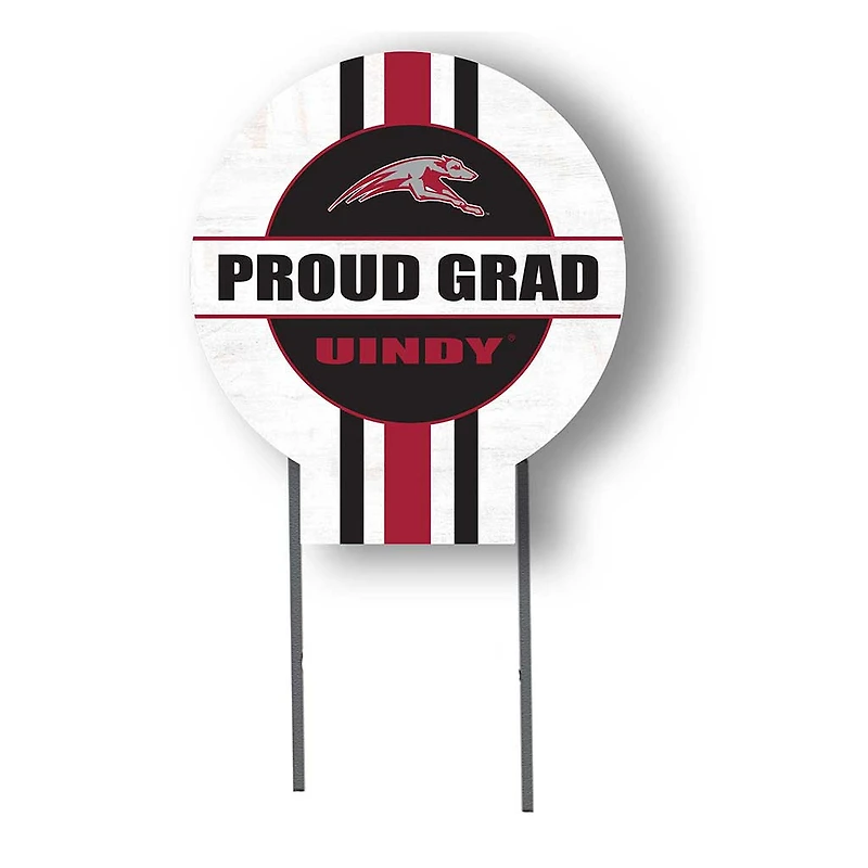 Indianapolis Greyhounds Proud Grad 20" x 20" Circle Yard Sign with Stakes