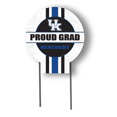 Kentucky Wildcats Proud Grad 20" x 20" Circle Yard Sign with Stakes