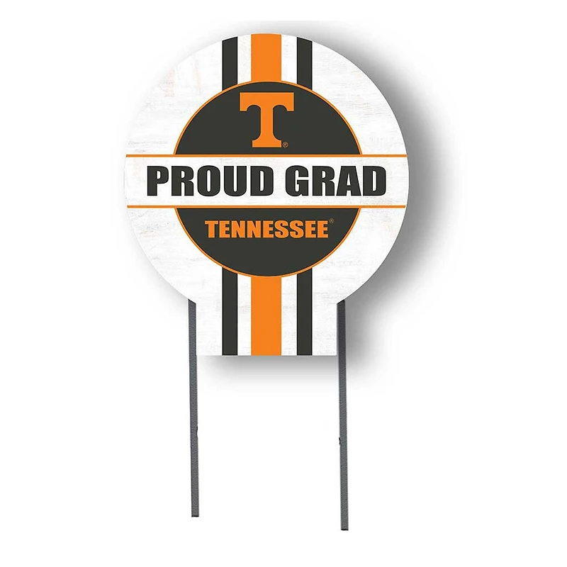Tennessee Volunteers Proud Grad 20" x 20" Circle Yard Sign with Stakes