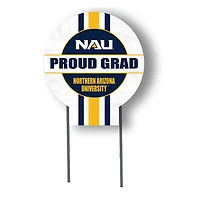Northern Arizona Lumberjacks Proud Grad 20" x 20" Circle Yard Sign with Stakes