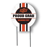 Oklahoma State Cowboys Proud Grad 20" x 20" Circle Yard Sign with Stakes